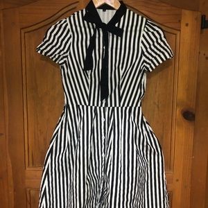 Striped Button Down Dress
